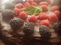 Vegan Berry and Chocolate Cake